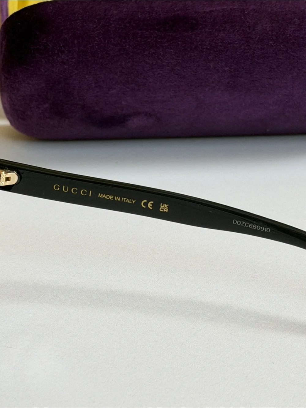 Gucci Women's Black Cat-Eye Sunglasses